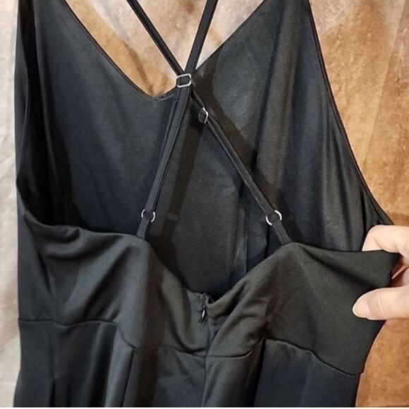 Glory sunshine new spaghetti strapdress size Large black - Picture 3 of 3